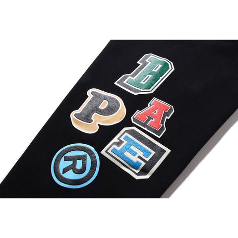 MULTI FONTS LOOSE FIT PULLOVER HOODIE MENS