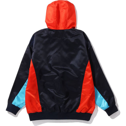 COLOR BLOCK OVERSIZED PULLOVER HOODIE LADIES
