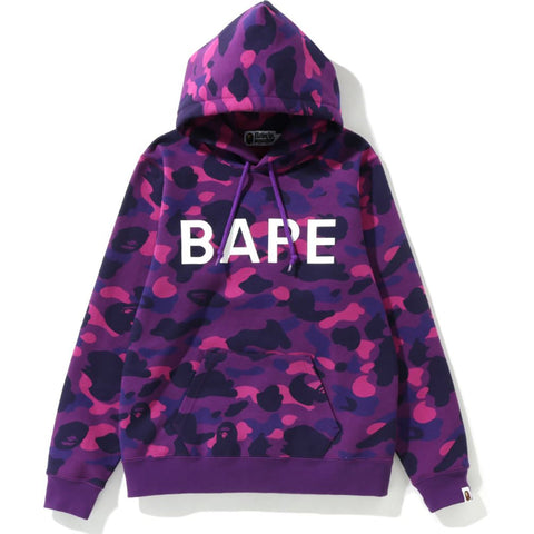 COLOR CAMO BAPE PULLOVER HOODIE LADIES