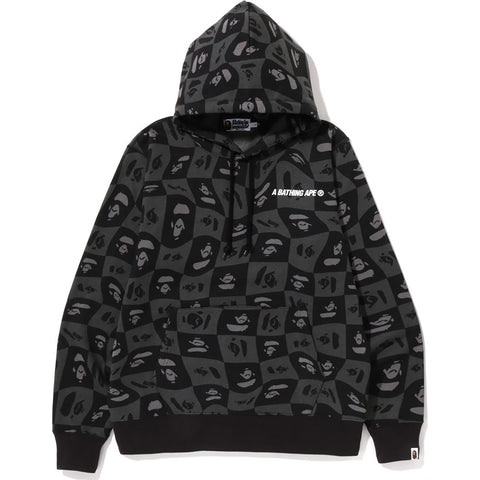 BAPE DISTORTION PULLOVER HOODIE MENS