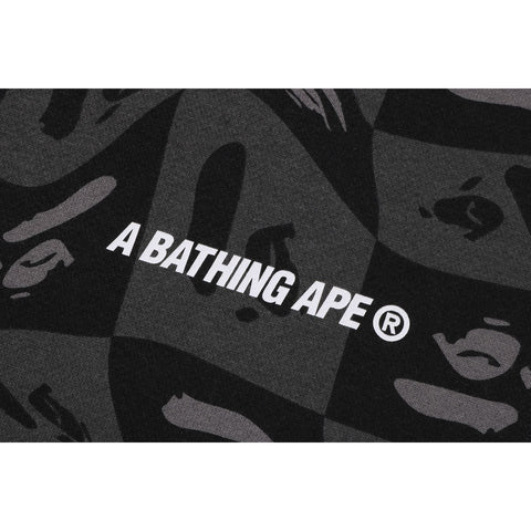 BAPE DISTORTION PULLOVER HOODIE MENS