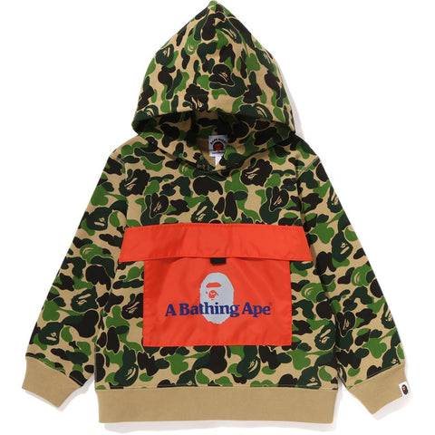 ABC CAMO BIG POCKET PULLOVER HOODIE KIDS