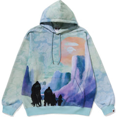 FORBIDDEN ZONE PULLOVER HOODIE MENS