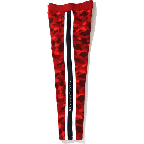 COLOR CAMO LOGO TAPE SEWAT PANTS MENS