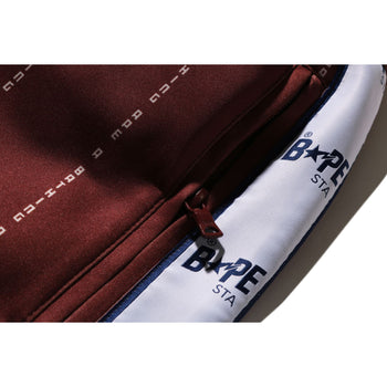 BAPE TEXT STRIPE JERSEY PANTS MENS