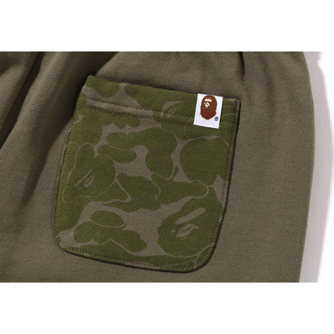 APE HEAD ONE POINT OVERSIZED SWEAT PANTS LADIES