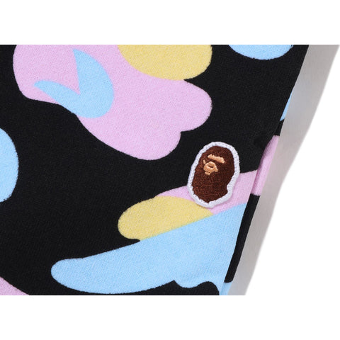 NEW MULTI CAMO OVERSIZED SWEAT PANTS L