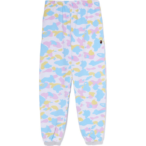 NEW MULTI CAMO OVERSIZED SWEAT PANTS L