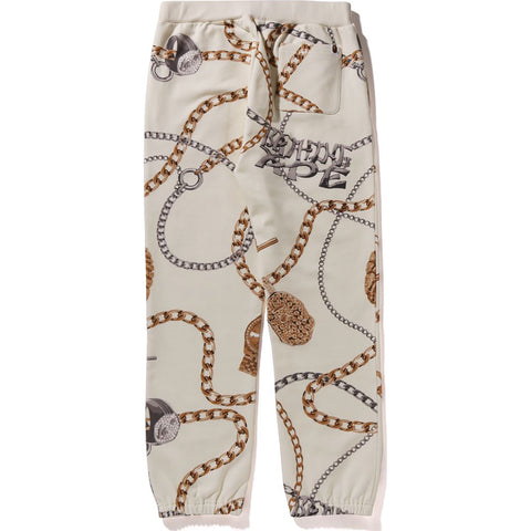 BAPE JEWELS SHARK SWEAT PANTS MENS