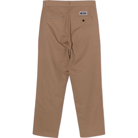 APE HEAD ONE POINT 2TUCK CHINO PANTS MENS