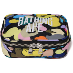 MULTI CAMO NYC LOGO AMENITY POUCH MENS