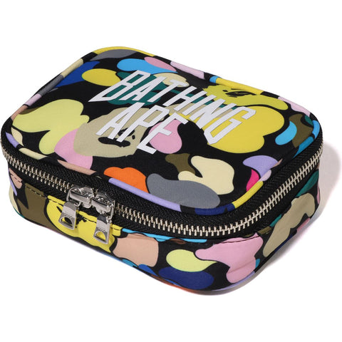 MULTI CAMO NYC LOGO AMENITY POUCH MENS