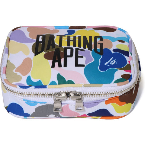MULTI CAMO NYC LOGO AMENITY POUCH MENS