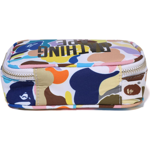 MULTI CAMO NYC LOGO AMENITY POUCH MENS