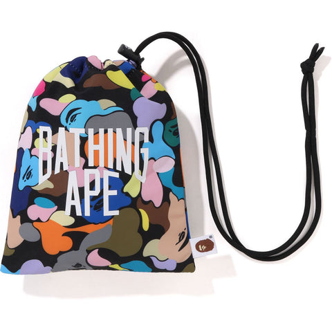 MULTI CAMO NYC LOGO KINCHAKU BAG