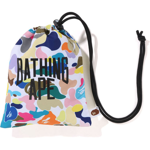 MULTI CAMO NYC LOGO KINCHAKU BAG