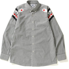 STRIPE SHARK SHOULDER WIDE OXFORD BD SHI MENS