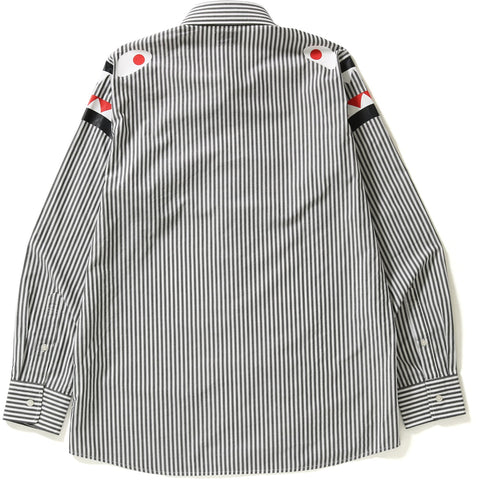 STRIPE SHARK SHOULDER WIDE OXFORD BD SHI MENS