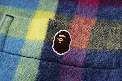 BAPE CHECK SHIRT MENS