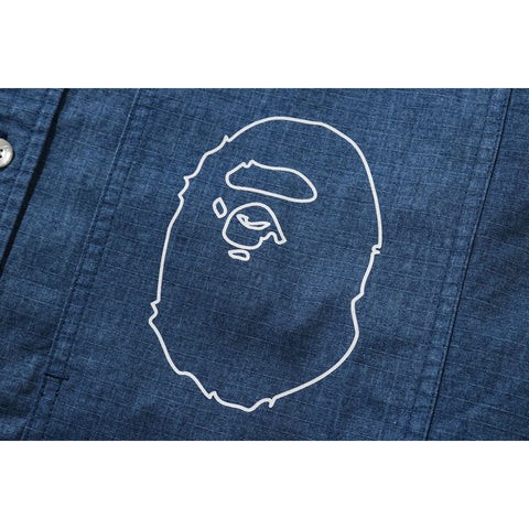 LOOSE FIT RIPSTOP SHIRT MENS