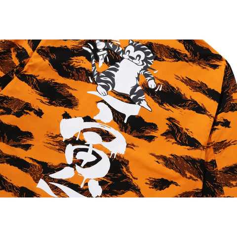 TIGER CAMO RELAXED FIT MILITARY SHIRT MENS