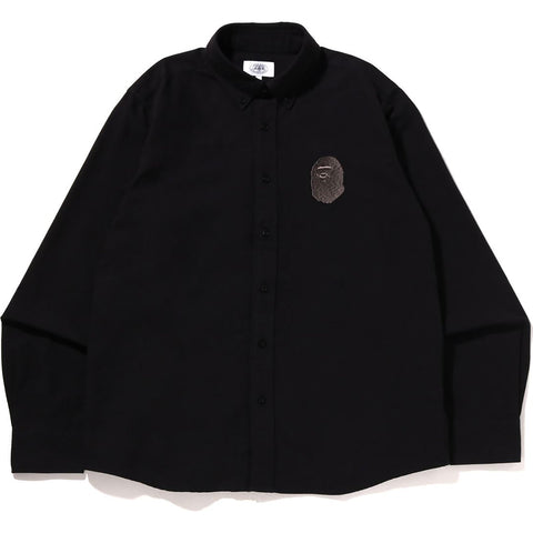 LARGE APE HEAD OXFORD BD SHIRT MENS