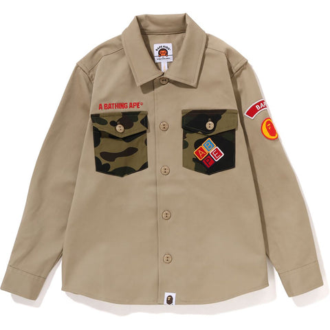BAPE BOY SCOUT SHIRT KIDS