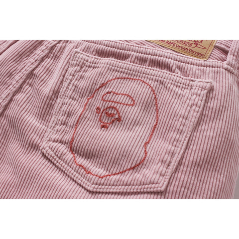 APE HEAD CORDUROY SHORTS LADIES