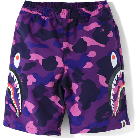 COLOR CAMO SIDE SHARK BEACH PANTS KIDS