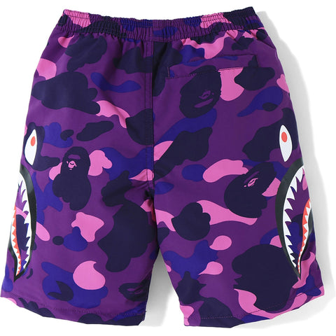 COLOR CAMO SIDE SHARK BEACH PANTS KIDS