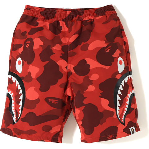 COLOR CAMO SIDE SHARK BEACH PANTS KIDS