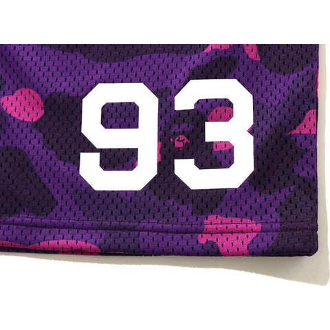 COLOR CAMO MESH BASKETBALL SHORTS MENS