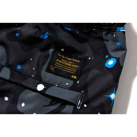 SPACE CAMO TRACK SHORTS MENS