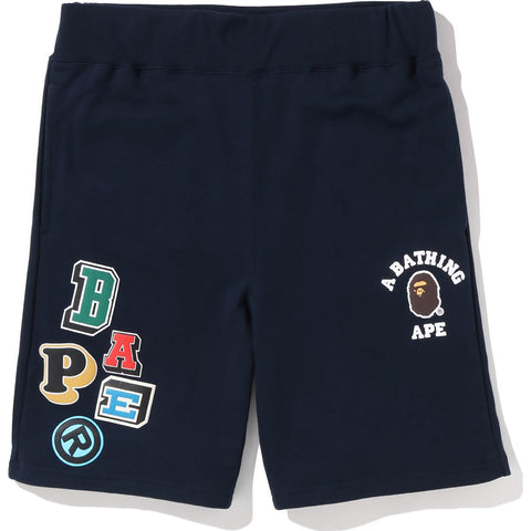 MULTI FONTS SWEAT SHORTS MENS