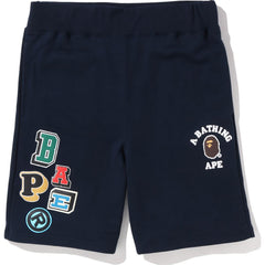 MULTI FONTS SWEAT SHORTS MENS