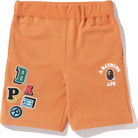 MULTI FONTS SWEAT SHORTS MENS