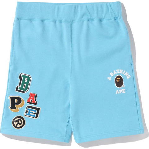 MULTI FONTS SWEAT SHORTS MENS