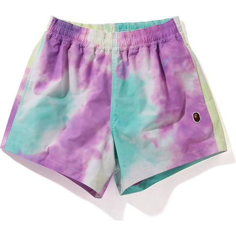 ONE POINT TIE DYE SHORTS LADIES