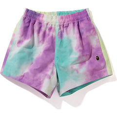 ONE POINT TIE DYE SHORTS LADIES