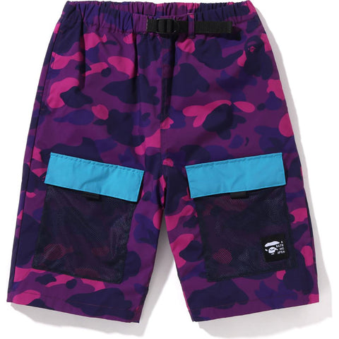 COLOR CAMO MESH POCKET SHORTS KIDS