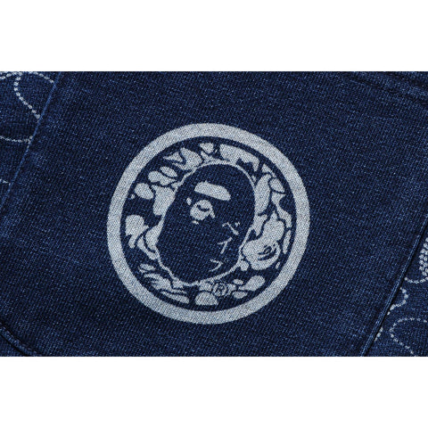 LINE ABC CAMO SWEAT SHORTS MENS