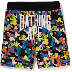 MULTI CAMO NYC LOGO SWEAT SHORTS MENS