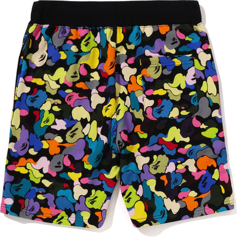 MULTI CAMO NYC LOGO SWEAT SHORTS MENS