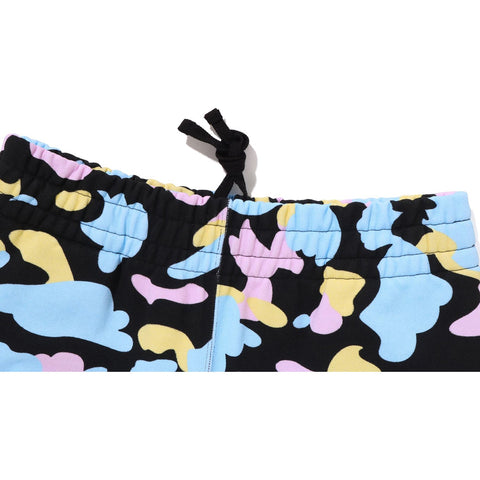 NEW MULTI CAMO OVERSIZED SWEAT SHORTS LADIES