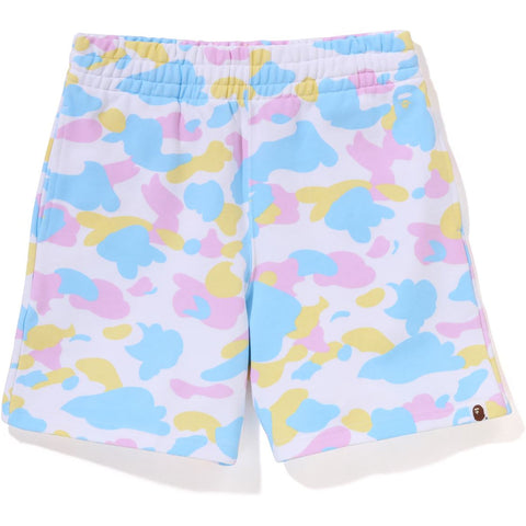 NEW MULTI CAMO OVERSIZED SWEAT SHORTS LADIES