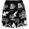 BAPE GRAFFITI PATTERN SWEAT SHORTS KIDS