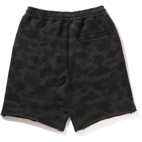 1ST CAMO HEAVY WASHED RELAXED FIT SWEAT SHORTS M