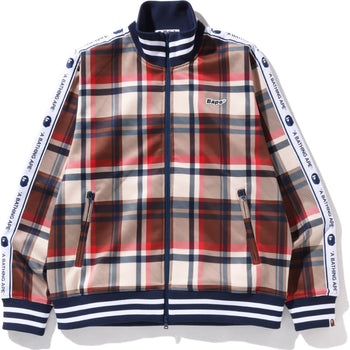 BAPE CHECK JERSEY TOP MENS