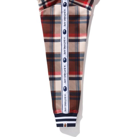 BAPE CHECK JERSEY TOP MENS