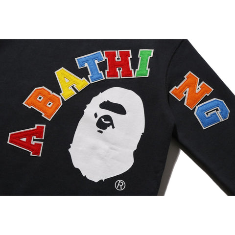 APE HEAD COLLEGE PATCH CREWNECK KIDS